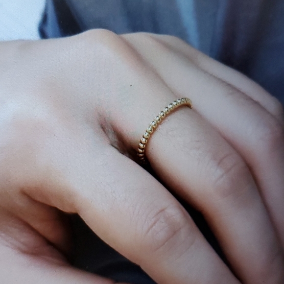 18K Gold Plated Open Ring - Picture 4 of 5